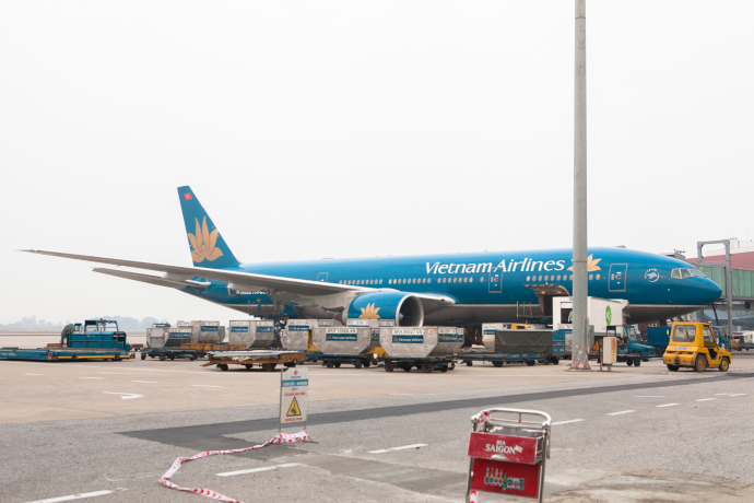Da Nang Airport is a hub for Vietnam Airlines.